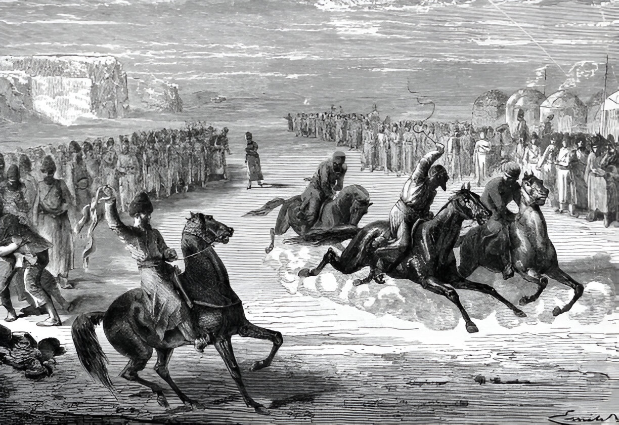 American Quarter Horse in colonial race