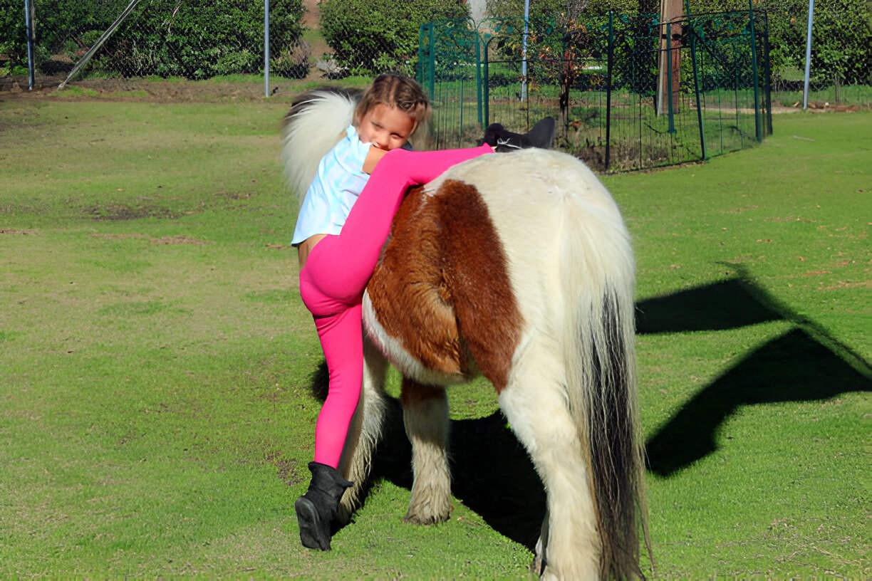 Calm interaction showing the breed’s gentle and social side.